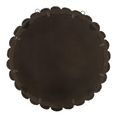 Balls Wall Mirror - Round - Black - Wood - 80cm x 7cm