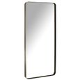 Markus Leaner Mirror - Dark Brown - Glass and Metal - 180cm x 80cm