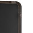 Markus Leaner Mirror - Dark Brown - Glass and Metal - 180cm x 80cm
