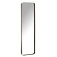 Markus Leaner Mirror - Dark Brown - Glass and Metal - 160cm x 44cm