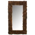 Syma Leaner Mirror - Large - Natural - Recycled Wood - 100cm x 180cm