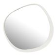 Wall Mirror - Abstract - Large - White - Glass and Metal - 86.5cm x 82cm