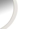 Wall Mirror - Abstract - Large - White - Glass and Metal - 86.5cm x 82cm
