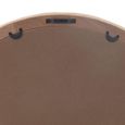 Wall Mirror - Round - Natural - Bamboo Wood - 81cm x 3.5cm