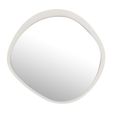 Wall Mirror - Abstract - Small - White - Glass and Metal - 60.5cm x 58cm