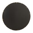 Aurora Wall Mirror - Round - Gold - Glass and Metal - 92cm x 6.5cm