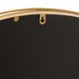 Aurora Wall Mirror - Round - Gold - Glass and Metal - 92cm x 6.5cm