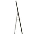 Cheval Mirror - Black - Glass and Metal - 55cm x 150cm