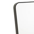 Cheval Mirror - Black - Glass and Metal - 55cm x 150cm
