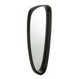 Giles Wall Mirror - Abstract - Long - Black - Glass and Wood - 33cm x 89cm