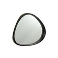 Giles Wall Mirror - Abstract - Small - Black - Glass and Wood - 77cm x 71cm