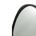 Giles Wall Mirror - Abstract - Small - Black - Glass and Wood - 77cm x 71cm