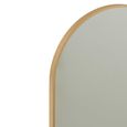 Grale Wall Mirror - Oval - Gold - Glass and Metal - 50cm x 100cm
