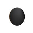 High Border Wall Mirror - Round - Small - Gold - Glass and Metal - 60cm x 4cm