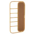 Leaner Mirror - with Ladder - Natural - Bamboo Wood - 80cm x 152cm