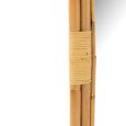 Leaner Mirror - with Ladder - Natural - Bamboo Wood - 80cm x 152cm