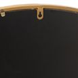 Mona Wall Mirror - Round - Gold - Glass and Metal - 110cm x 2cm