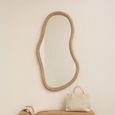 Brix Sophie Wall Mirror - Abstract - Medium - Natural - Wood - 60cm x 120cm