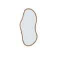 Brix Sophie Wall Mirror - Abstract - Medium - Natural - Wood - 60cm x 120cm