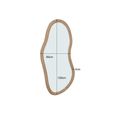 Brix Sophie Wall Mirror - Abstract - Medium - Natural - Wood - 60cm x 120cm
