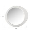 Bloomstone Wall Mirror - Oval - White - 108cm x 120cm