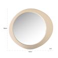 Clayton Wall Mirror - Oval - Beige - 108cm x 120cm