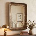 Loan Curved Wall Mirror - Antique Brass - Aluminum - 120cm x 80cm