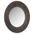 Jamel Wall Mirror - Round - Bronze - Aluminum - 86cm x 4cm