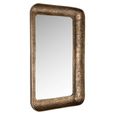 Loan Curved Wall Mirror - Antique Brass - Aluminum - 120cm x 80cm
