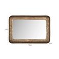Loan Curved Wall Mirror - Antique Brass - Aluminum - 120cm x 80cm