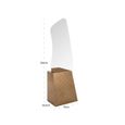 Mayla Floor Mirror - Abstract - Brushed Gold - Metal - 75cm x 40.5cm