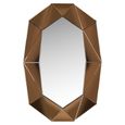 Jaloe Wall Mirror - Octagonal - Bronze - 80cm x 120cm