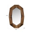 Jaloe Wall Mirror - Octagonal - Bronze - 80cm x 120cm