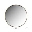 Mammom Wall Mirror - Round - Aluminium - 39.5cm x 12cm