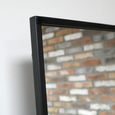 Leaner Mirror - Large - Black - Metal
