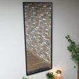 Wall Mirror - Black - Metal