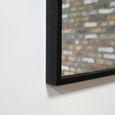 Wall Mirror - Black - Metal