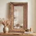 Bassano Wall Mirror - Natural - Teak Wood - 100cm x 200cm