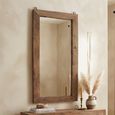 Bassano Wall Mirror - Natural - Teak Wood - 85cm x 175cm