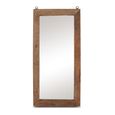 Bassano Wall Mirror - Natural - Teak Wood - 85cm x 175cm