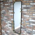 Butterfly Wall Mirror - Black - Metal - 46cm x 140cm