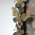 Butterfly Wall Mirror - Black - Metal - 75cm x 98cm