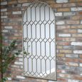 Wall Mirror - Arch - Rustic - Metal - 75cm x 150cm