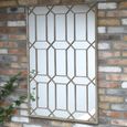Wall Mirror - Rustic - Metal - 80cm x 120cm