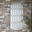 Wall Mirror - Arch - Rustic - Metal - 75cm x 150cm