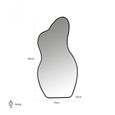 Aldon Black Wall Mirror