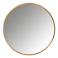Maevy Gold Round Wall Mirror - 110cm x 110cm