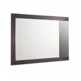 Heritage Wall Mirror - Large - Dark Velvet Birch High Gloss