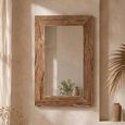 Wall Mirror - Natural Weathered - Wooden - 60cm x 90cm