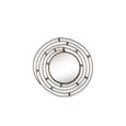 Concentric Circles Wall Mirror - Bronze - Metal - 79cm x 79cm